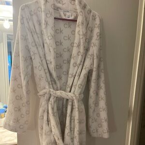 Calvin Klein Plush Terrycloth Bathrobe